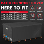 Zettum Patio Furniture Cover Rectangle - Image 3