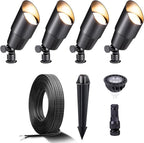 Gardenreet Black Brass Landscape Lighting Kit by Gardenreet