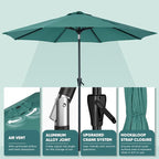 Tempera Patio Market Outdoor Table Umbrella - Image 4