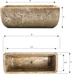 Classic Home and Garden Dakota Rectangular Planter Box w/Drain Plug - Image 4
