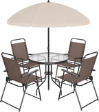 Shintenchi 6 Piece Patio Dining Set - Image 7