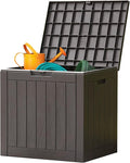 Sweetcrispy Deck Box with 31 Gallon Capacity, Weatherproof Resin Lockable by Sweetcrispy