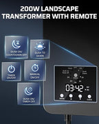 DEWENWILS 200W Low Voltage Landscape Transformer, 120V AC to 15V DC, Outdoor - Image 3