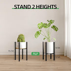 Adjustable Plant Stand Indoor Outdoor, Metal Plant Stand 9 to 15 Inches - Image 6