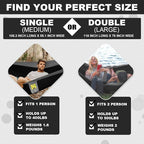 SZHLUX Camping Hammock Double & Single Portable Hammocks - Image 2