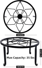 yosager 3 Pack Metal Plant Stands - Image 3