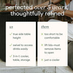 Veradek Outdoor Cooler Side Table - 2 in 1 - Image 8