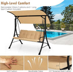 Tangkula 3 Person Porch Swing, Outdoor Swing - Image 7