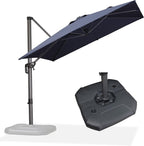PURPLE LEAF 8 Feet Square Cantilever Umbrella Patio Umbrella - Image 3