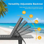 ROJIK Outdoor Chaise Lounge Chair - Image 3