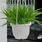32 Pcs Artificial Grass Fake Plants 17.3in Outdoor Plants UV Resistant Faux - Image 5