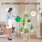 Corner Plant Stand with Grow Light - Image 6