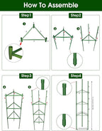 Tomato Cage for Garden, 6 Pack Tomato Trellis for Raised Garden Bed Height - Image 9