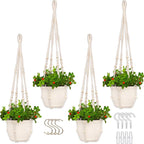 Macrame Plant Hanger Indoor, Hanging Planters by petonfun