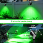 Green Outdoor LED Spot Lights for Yard & Garden – 12W Landscape Lighting - Image 5