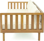 Christopher Knight Home Claremont Outdoor 3 Seater Acacia Wood Daybed - Image 9