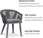 PURPLE LEAF 9 Pieces Outdoor Dining Set - Image 8