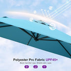 PURPLE LEAF 8' X 8' Patio Umbrella - Image 7