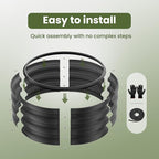 ZXZYHFTY Round Galvanized Raised Garden Bed kit, Round Large Metal Raised - Image 6