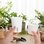 10 Sets 4" Self Watering Pots for Indoor Plants, Plastic Self Watering Planter - Image 6