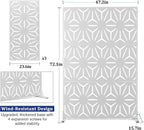 Outdoor Privacy Screen, Freestanding Privacy Fence Panels - Image 7