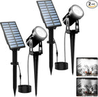 T-SUNUS Solar Garden Spot Lights, LED Solar Landscape Light Outdoor IP65 by T-SUNUSLighting