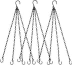 Heybe Hanging Baskets Chains 23 Inches 4 Leads Hanging Chains Flower Pot Hanger by Heybe