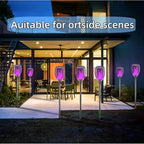 4 Pack Outdoor Solar Flame Light, Solar Lights Outdoor - Image 4