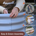4-Pack Galvanized Raised Garden Bed 8x4x1.5 | 10x2x1.5 ft, Modular Raised - Image 5