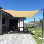 SUNNY GUARD Custom Size 13'x14' Rectangle Sand UV Block Sunshade by SUNNYGUARD