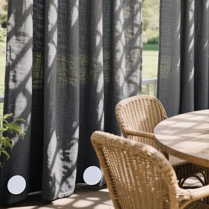 2LB Heavy Duty Outdoor Curtain Weights, Strong Magnetic Gazebo Curtain Weights - Image 7
