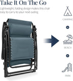 Best Choice Products Oversized Padded Zero Gravity Chair, Folding Outdoor Patio - Image 5