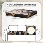 8Pcs Stretch Patio Cushion Covers, - Image 2