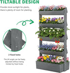 DoCred Vertical Wooden Raised Garden Bed, 5 Tier Upgraded Garden Planters - Image 2