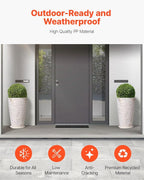 VEVOR Set of 2 Tall Outdoor Planters 21" H, Round Large Planters - Image 3