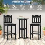 Sundale Outdoor 39 Inches Height Adirondack Bar Table, Patio HDPE Pub Height - Image 5