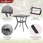 Sophia & William Patio Bar Set 5-Piece Outdoor High Dining Set - Image 3