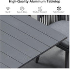 PURPLE LEAF 9 Pieces Outdoor Dining Set - Image 6