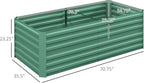 Outsunny Galvanized Raised Garden Bed Kit - Image 7