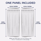 PureFit Outdoor Curtains for Patio Waterproof Weatherproof, UV Resistant - Image 6