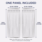 PureFit Outdoor Curtains for Patio Waterproof Weatherproof, UV and Fade - Image 6