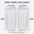 PureFit Outdoor Curtains for Patio Waterproof Weatherproof, UV Resistant - Image 6