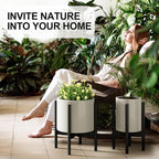 MUDEELA Plant Stand for Indoor Plants: Adjustable Width Fits 8-12 Inch Pots - Image 6