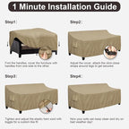 PureFit Outdoor Couch Cover Waterproof Patio Sofa Furniture Covers, 3-Seater - Image 7