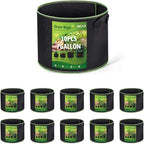Delxo 10-Pack 7 Gallon Grow Bags Heavy Duty Aeration Fabric Pots Thickened by Delxo