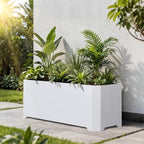 Steel Planter Box-36"x15"x15"-Large Rectangular Planters - Image 4