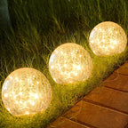 Outdoor Waterproof IP65 Solar Globe Lights, Led Solar Light Balls by Unknown