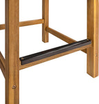 JONATHAN Y CSL1201B-SET2 Armand 25.6" Modern Coastal Backless Acacia Wood - Image 8