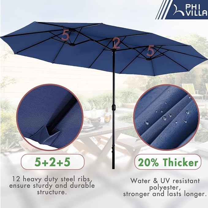PHI VILLA 7 Piece Patio Dining Set - Image 5