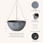 LA JOLIE MUSE Large Hanging Planters - Image 2